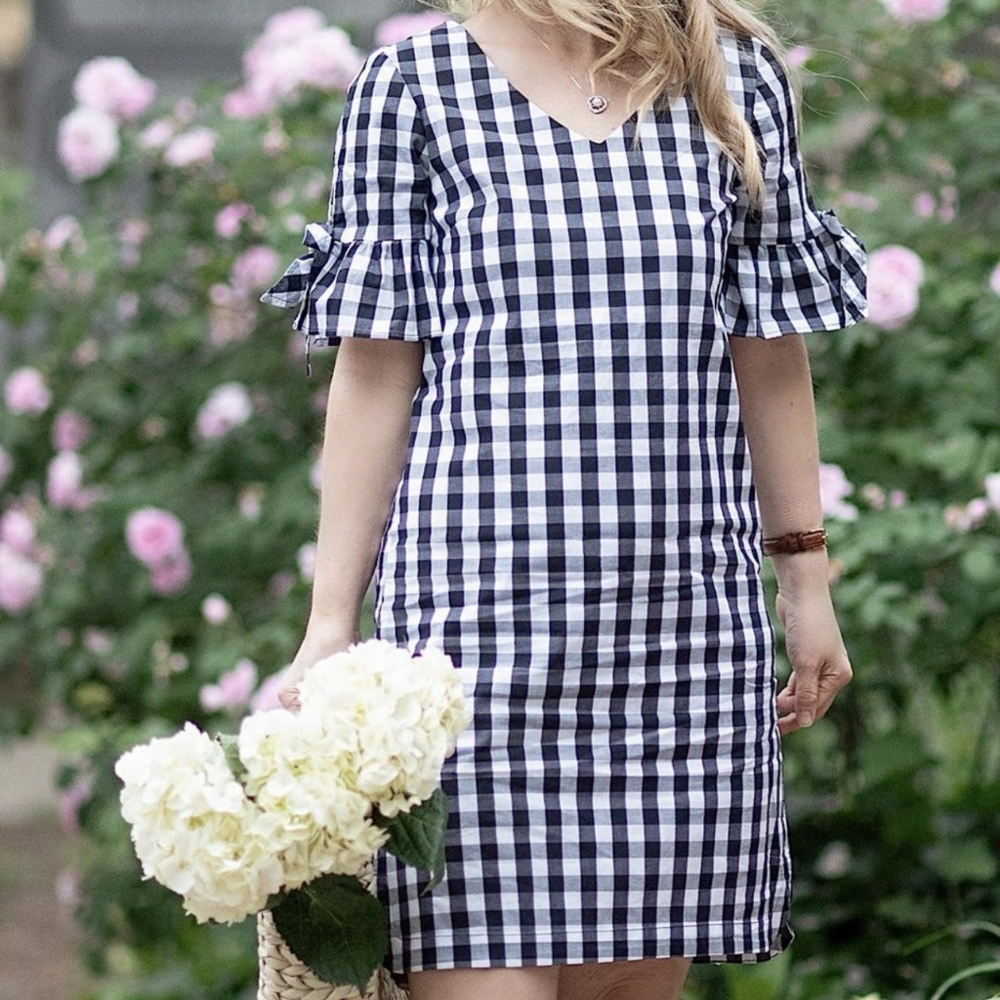 J Crew Gingham Dress Size XS